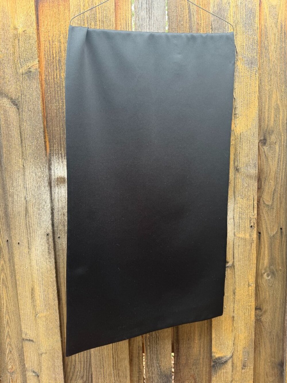 Vintage Black Stain Shawl by Alex Evenings